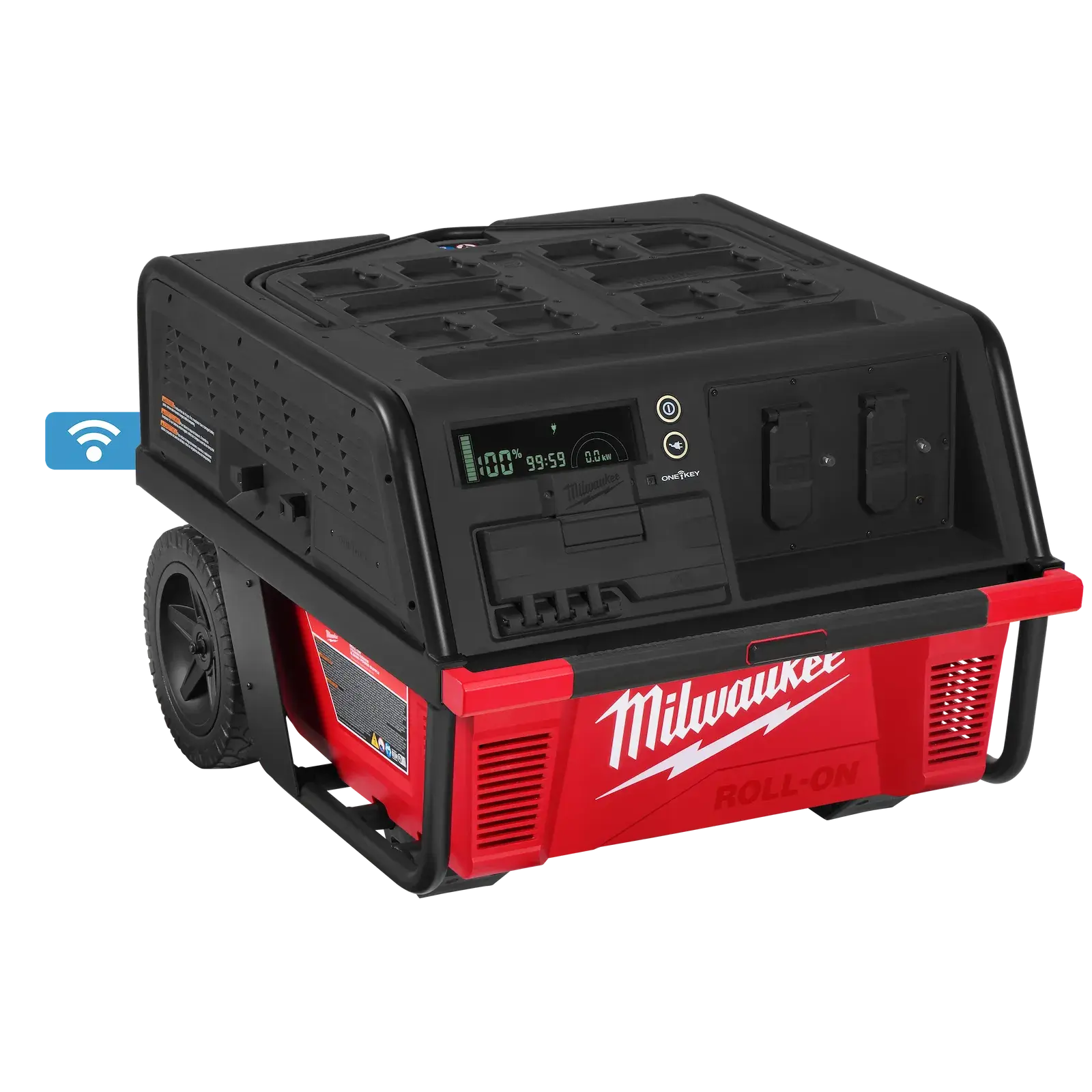 車輪付きのMilwaukee ROLL-ON 3301Rバッテリー電源