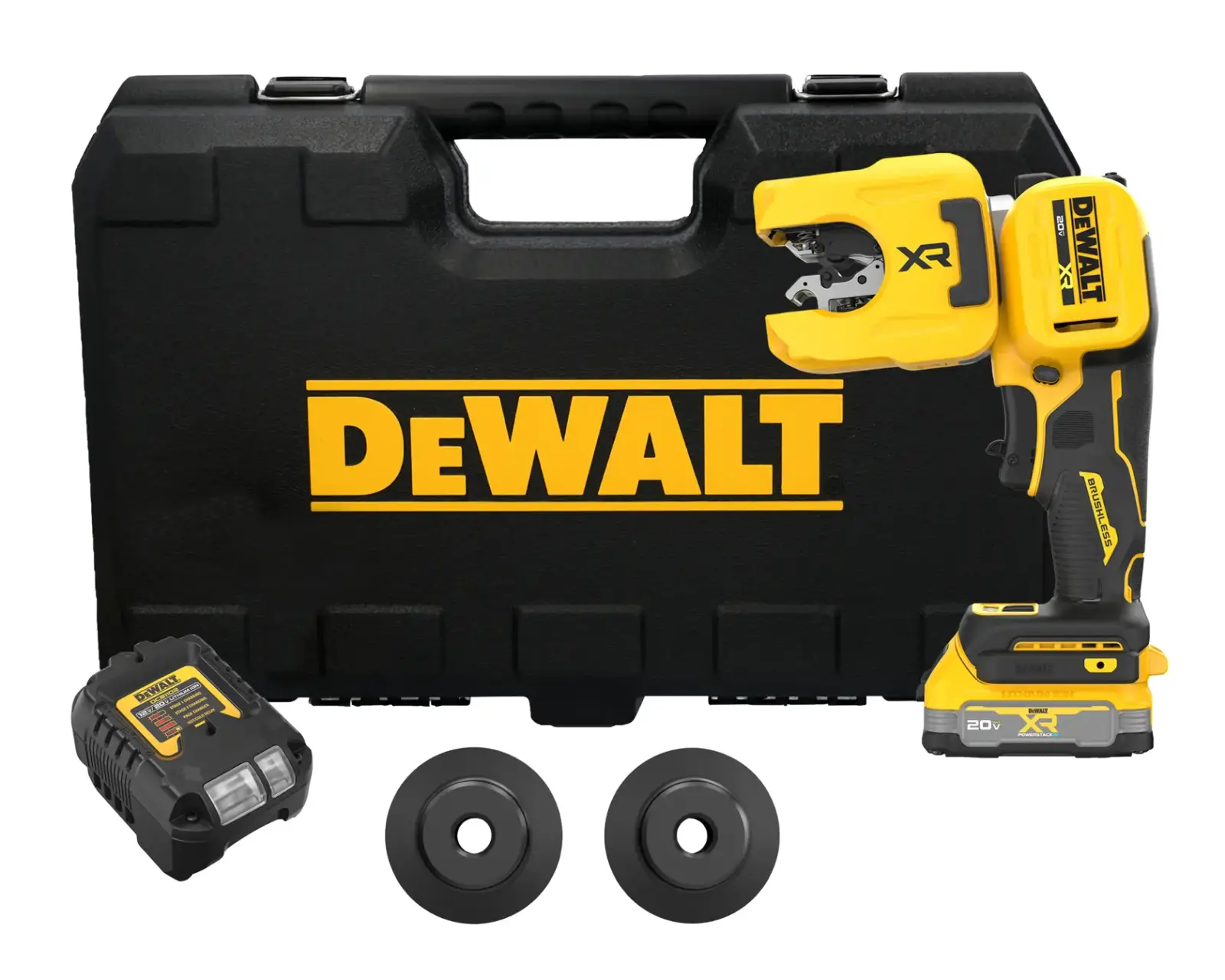 DEWALT DCE154E1 铜管切割机套装，附工具箱、充电器、电池及两个切割配件