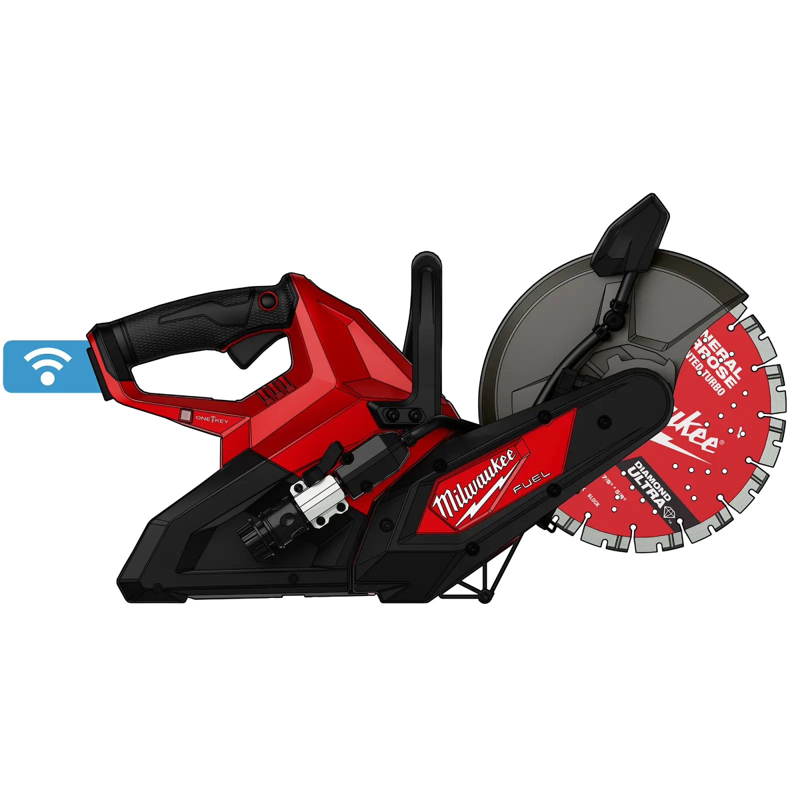 Scie à tronçonner Milwaukee M18 FUEL de 9 pouces avec une lame diamantée