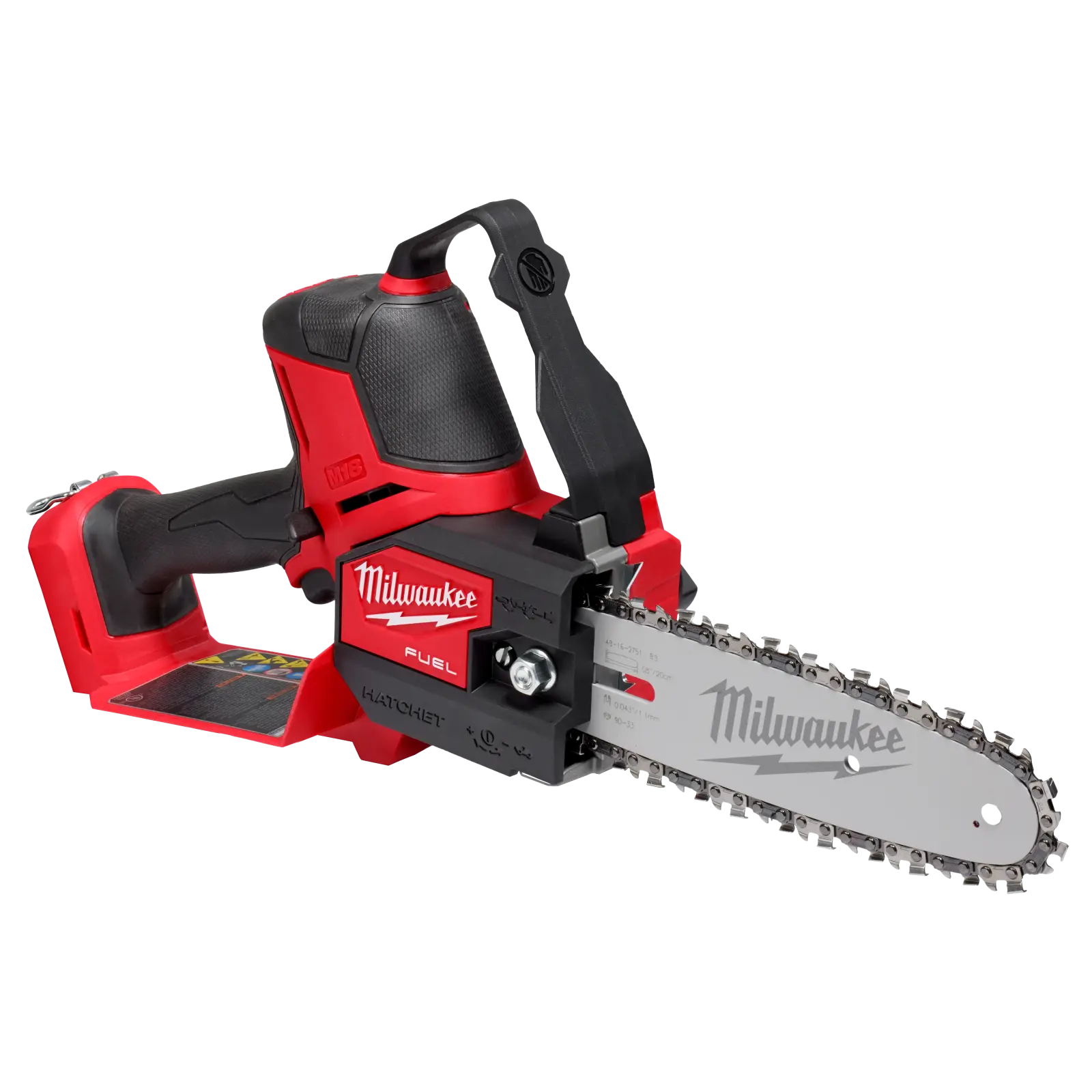 ਸਾਦੇ ਪਿਛੋਕੜ ਉੱਤੇ Milwaukee M18 FUEL HATCHET 8 ਇੰਚ ਪ੍ਰੂਨਿੰਗ ਆਰਾ, ਮਾਡਲ 3004-20
